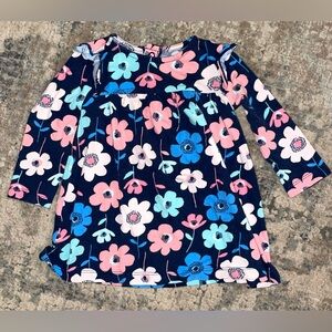 Carters Floral Long Sleeve Dress size 9 months